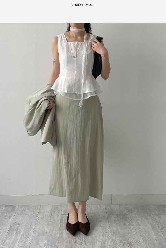 INCHANT ME（インチャントミー）の「Elliott Nylon Long Skirt（Skirts）」