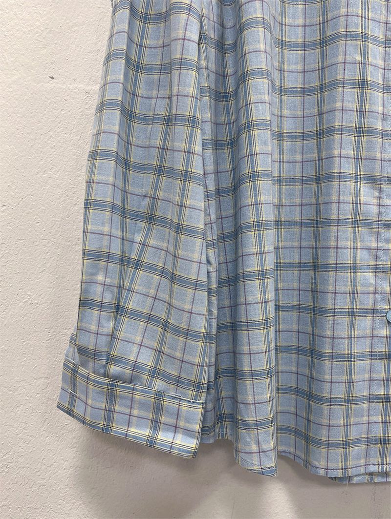 SHIRRING CHECK SHIRT (2C)
