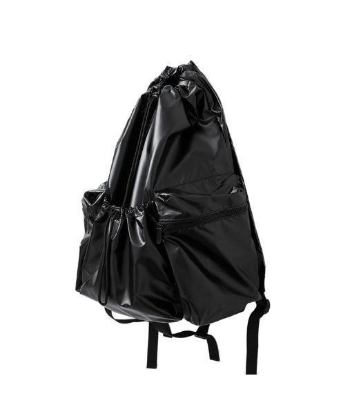 Glossy String Pocket Backpack