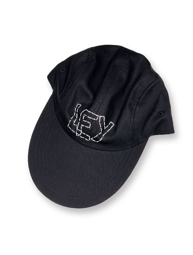 nought(ノウト)の「LEY Handstitch Long Brim Cap / Black(Hats)」