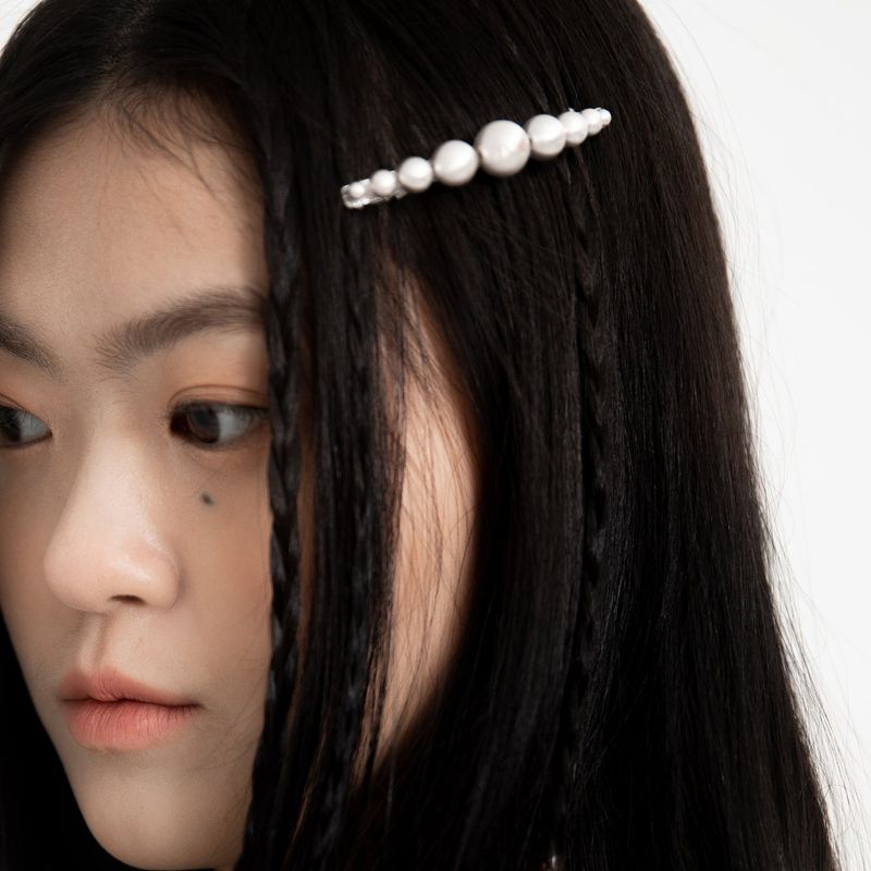 silver ball hairpin (2set)