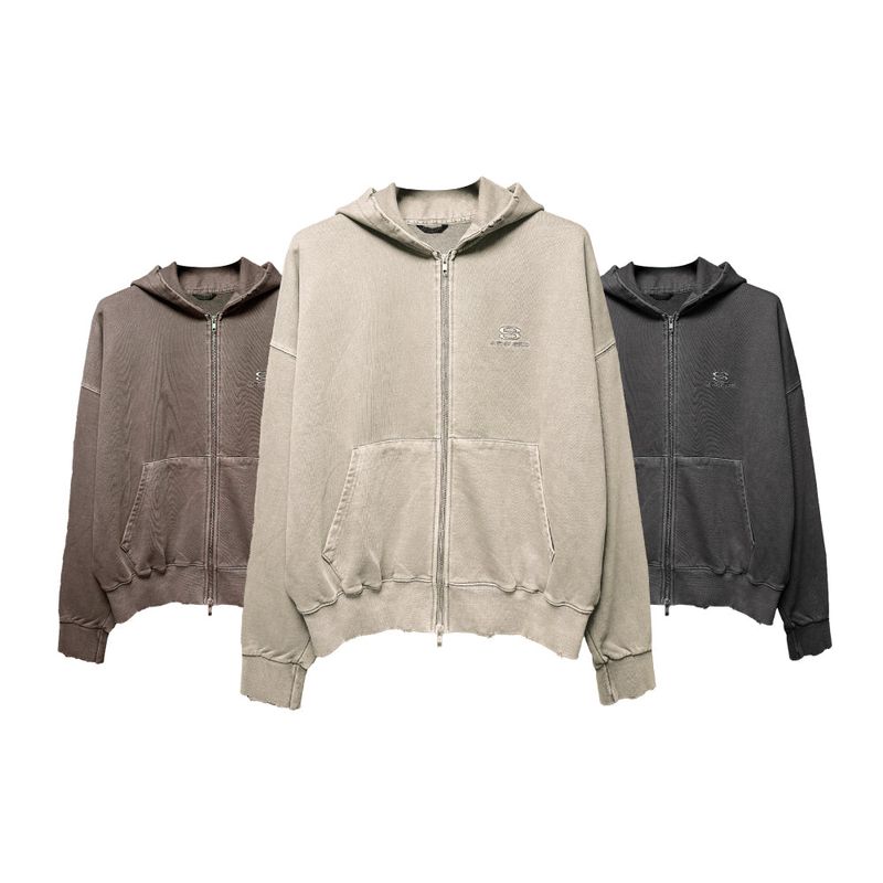 TOM'S BIRTHDAY(トムズバースデー)の「SUPPORT SERIES WASHING HOODIE ZIPUP 3colors(Jackets/Outerwear)」