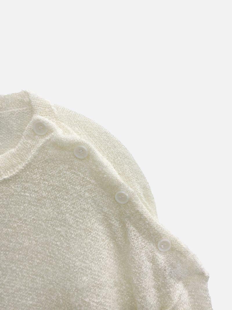 Shawl Button Mood Knit (3c)