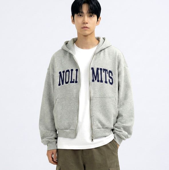 UNDEROFF（アンダーオフ）の「2-way Crop Fit No Limit Hooded Zip-up Gray（Tops）」