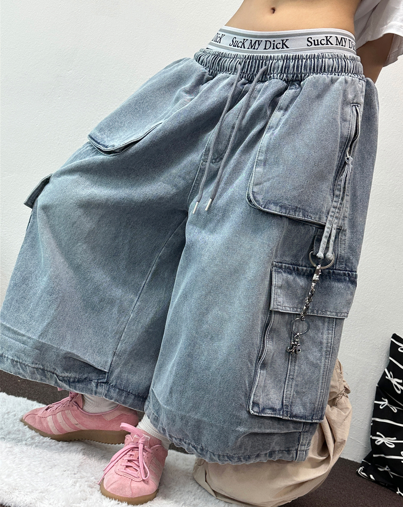 D-RING ZIPPER CARGO Bermuda