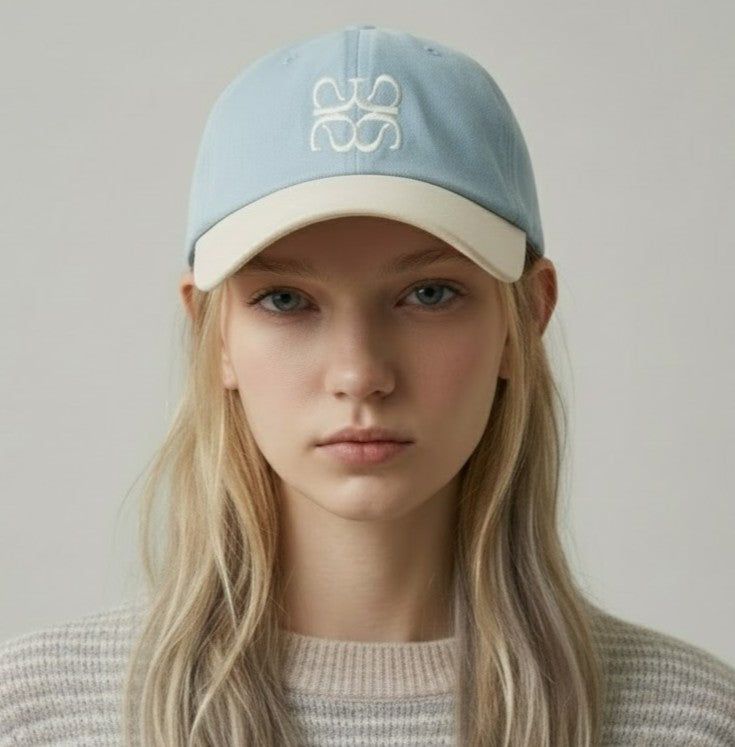 Avivere logo light denim ivory