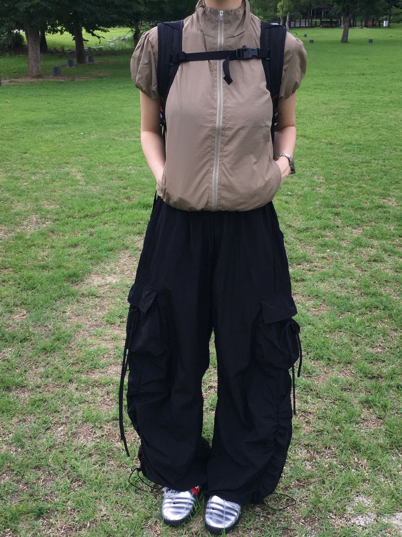 Puff Volume Half Zip-Up (2c)
