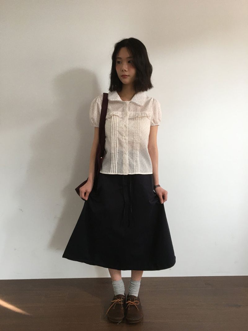 Para string long skirt (2color)