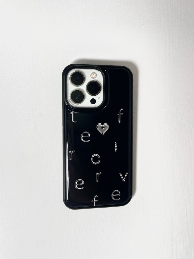 [BLACK/METARLIC] SPELL FOR 345 Epoxy Bumper Case / TREEFORFIVE345