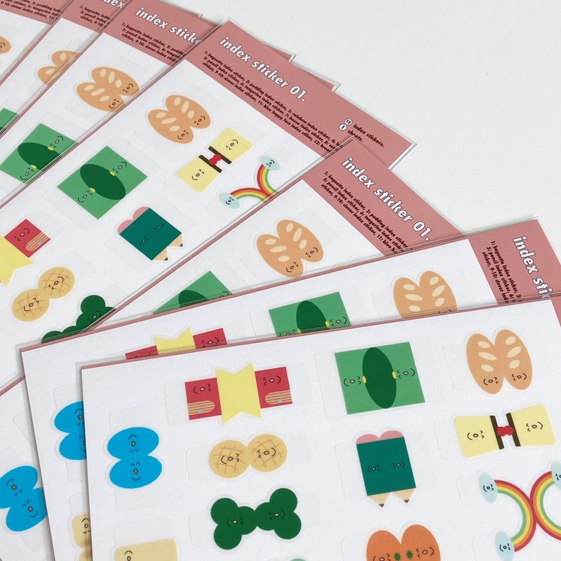 index sticker