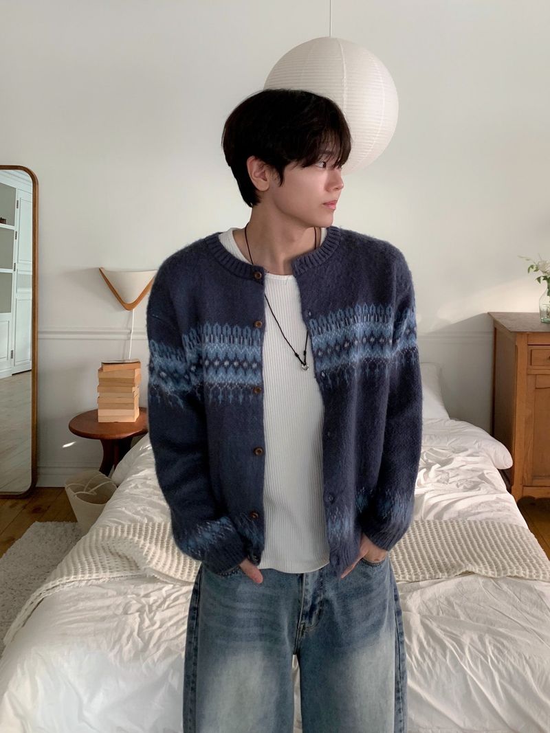 Brin Cropped Nordic Cardigan