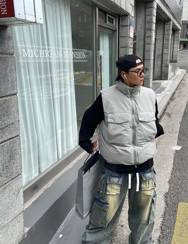 No.0413 F padding VEST (3color)