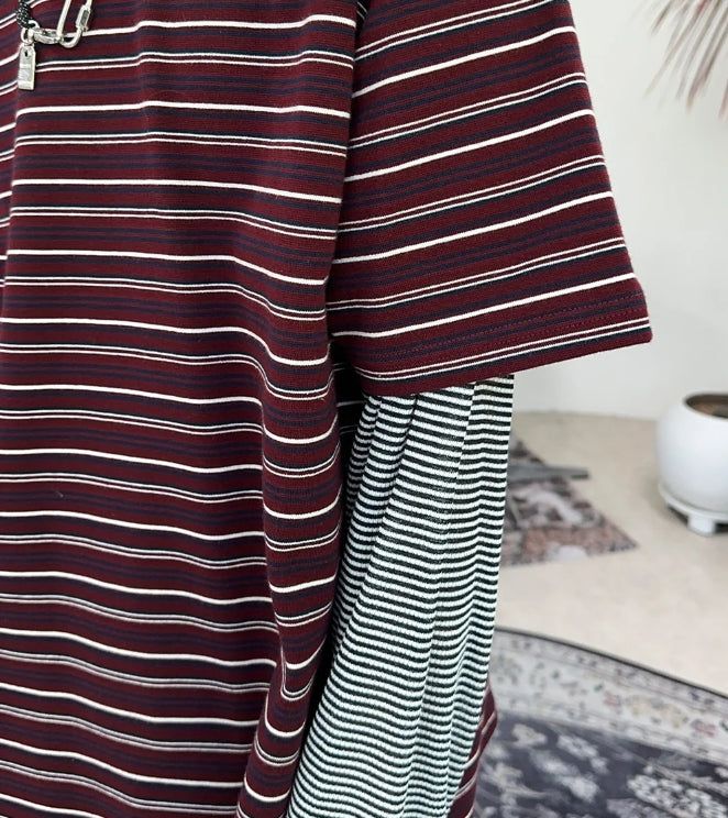 Ruen Summer Striped Long Sleeve Tee