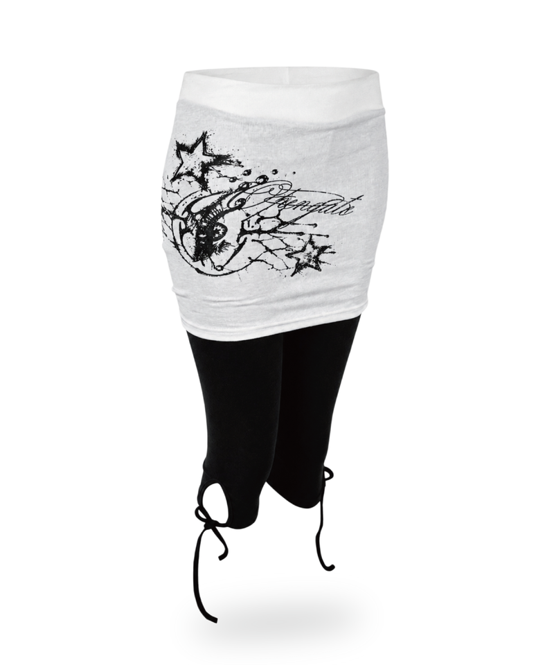 Star Graphic Layered Pants (2color)