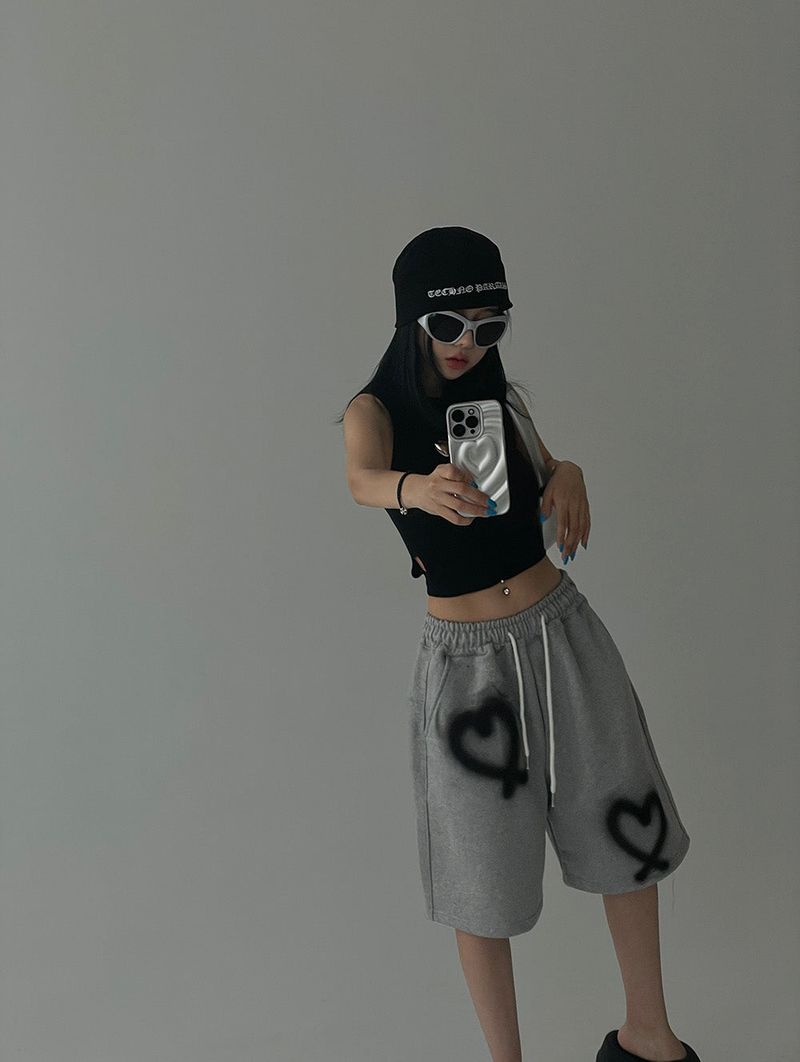 Heart Unisex Bermuda Shorts