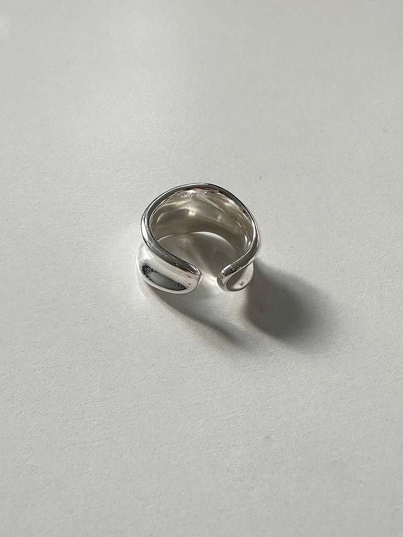 [925silver] Heavy malt ring