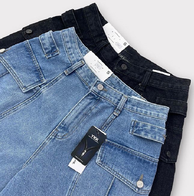 De Lap Incision Cargo Bermuda Pants (127)