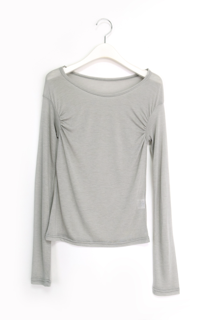 armpit shirring T(3color)