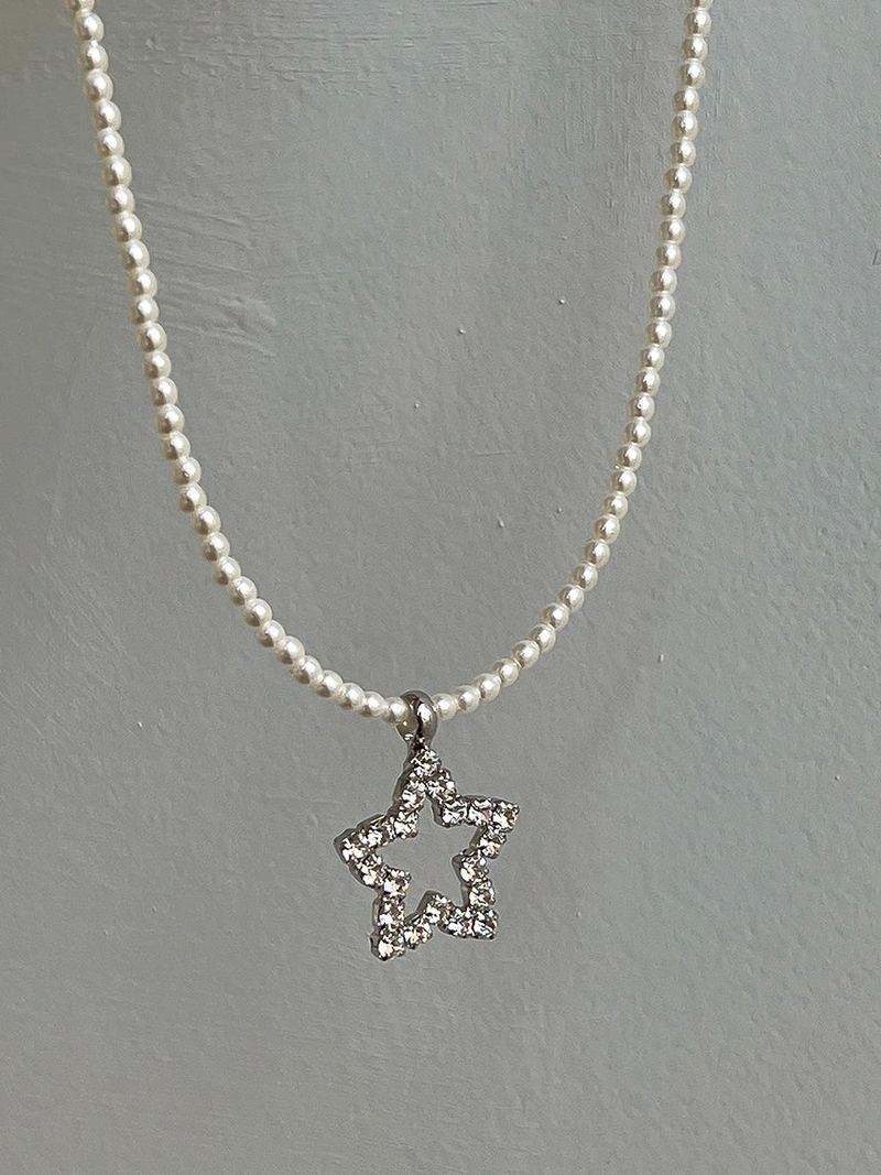 pearl star necklace