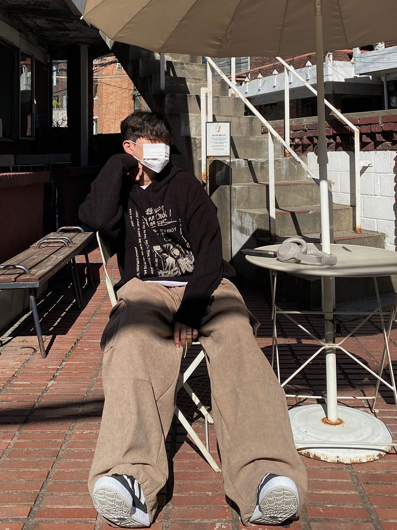 Corduroy Balloon Cargo Pants (4color)