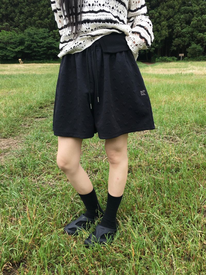 [Short ver/Ritcore MADE] Heart Embossed Shorts (3c)