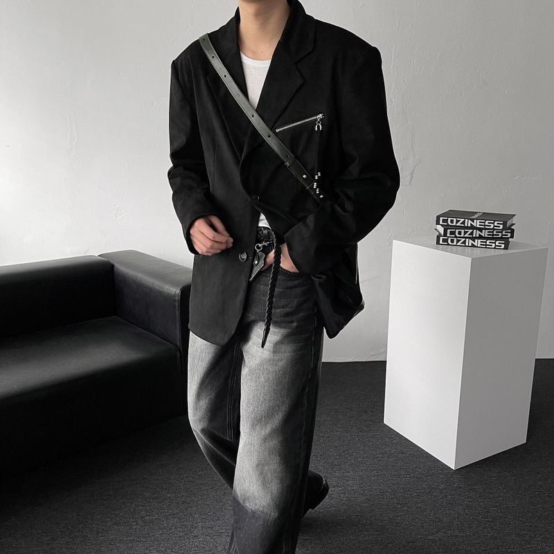 90's Sharoon Suede Zipper Jacket (2 colors)