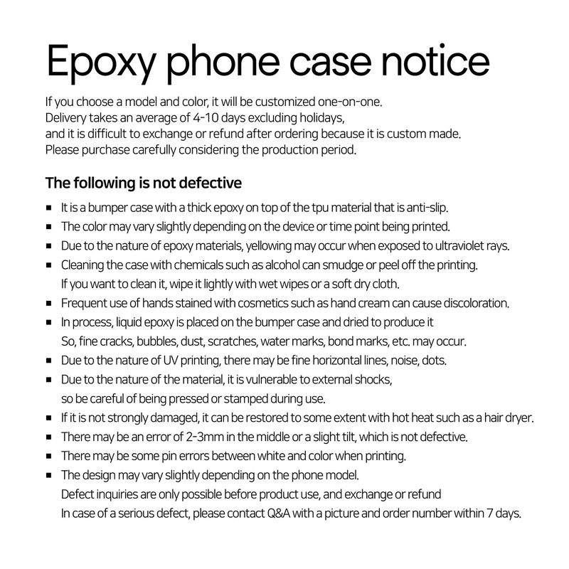 Dot epoxy case (lemon)