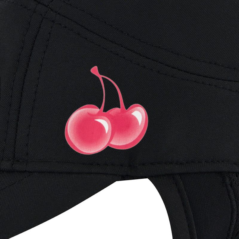 SMALL CHERRY BLUR SURFING CAP [BLACK]