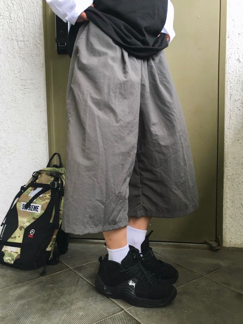 Roin Rivet Nylon Bermuda Pants 3C