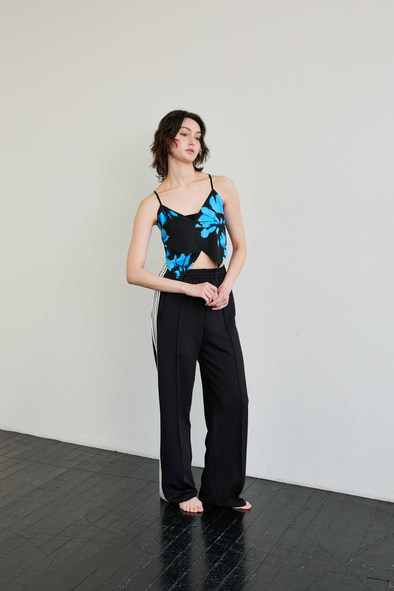 FLUTTER TOP / BLUE