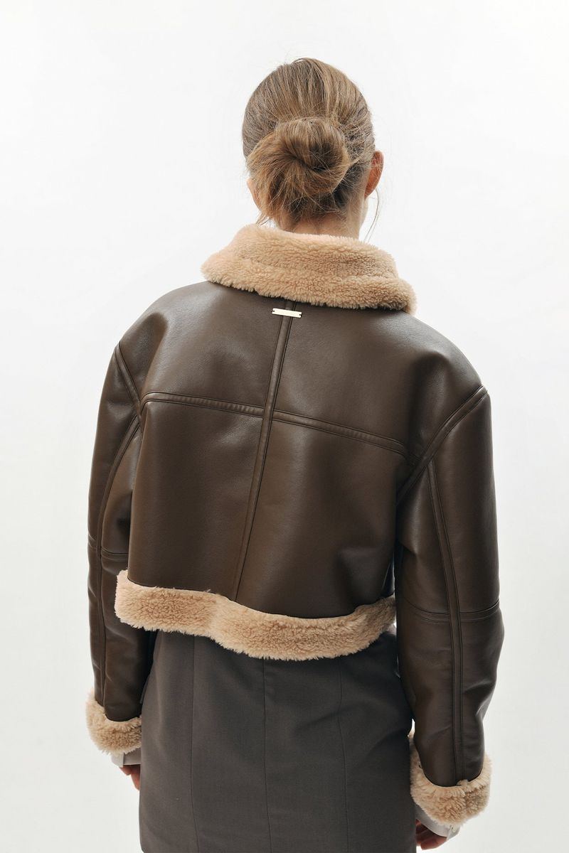 LUCY MUSTANG JACKET brown