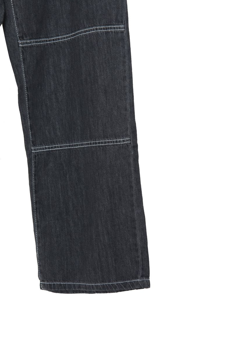 stitch work denim pants