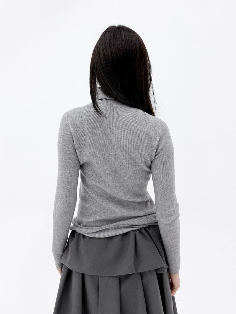 WOOL TURTLENECK KNIT