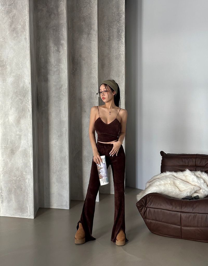 Delight-J（ディライトジェイ）の「corduroy velvet bootcut pants（Pants）」