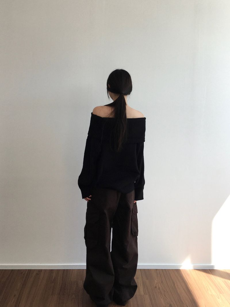 Work low-rise cargo pants (2 colors)