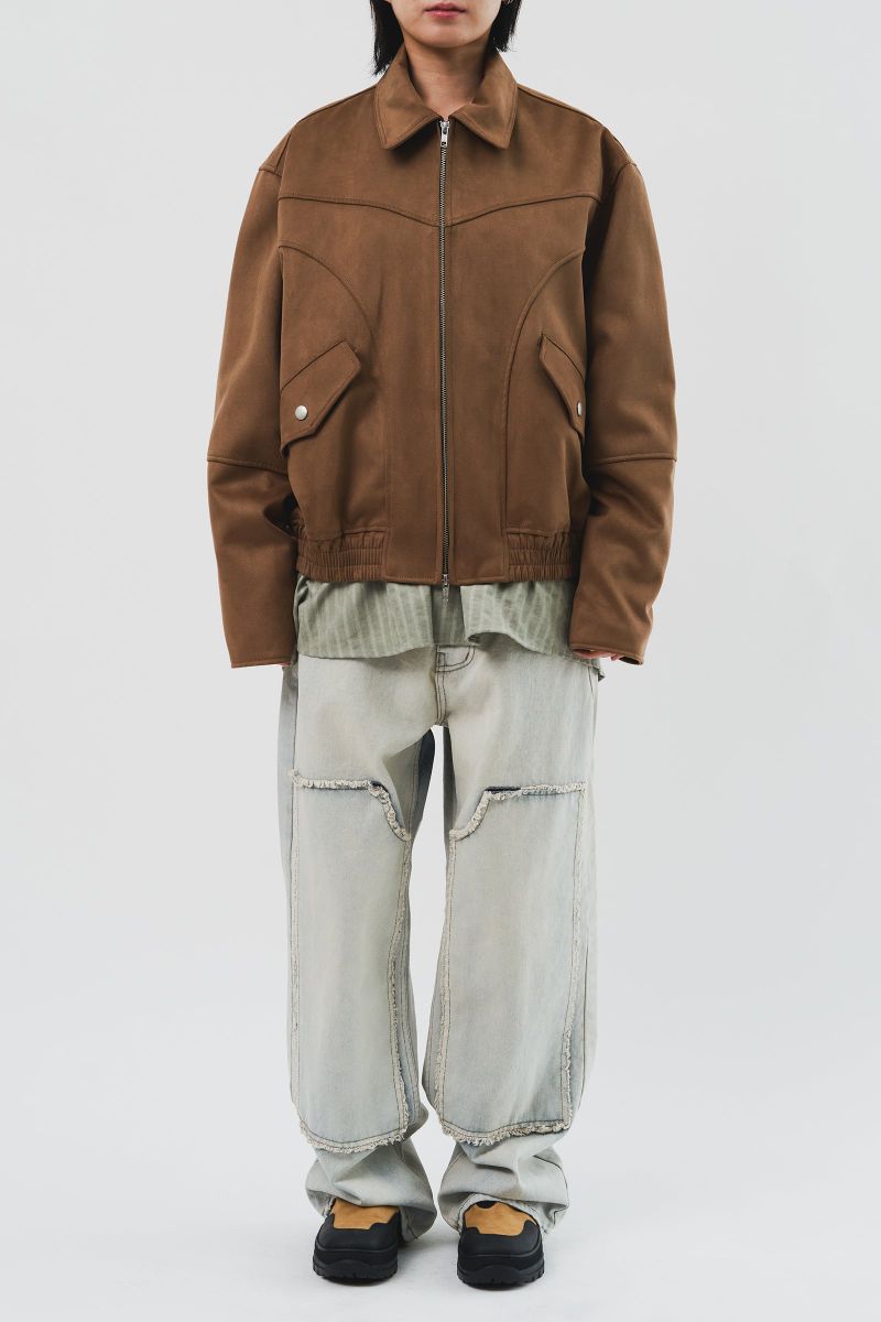Shape Suede Jacket (4color)