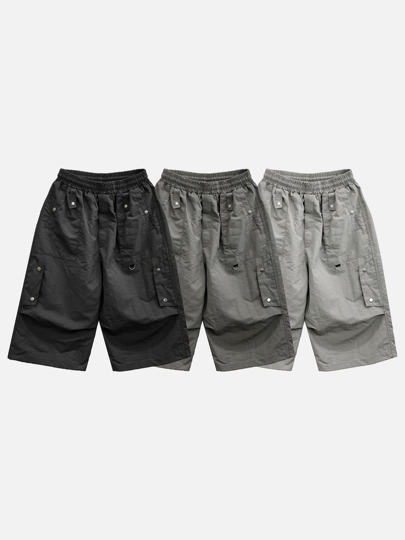 Pore Rivet 8-part Bermuda Pants 3C