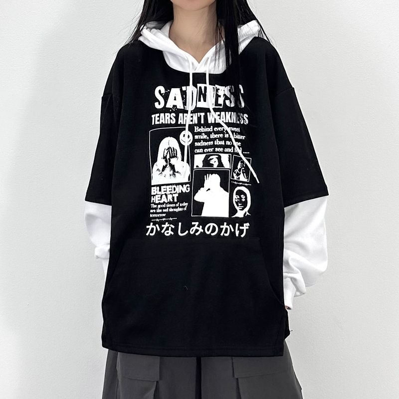 PEARCLAN（ペアクラン）の「crying layered hoodie（Tops）」