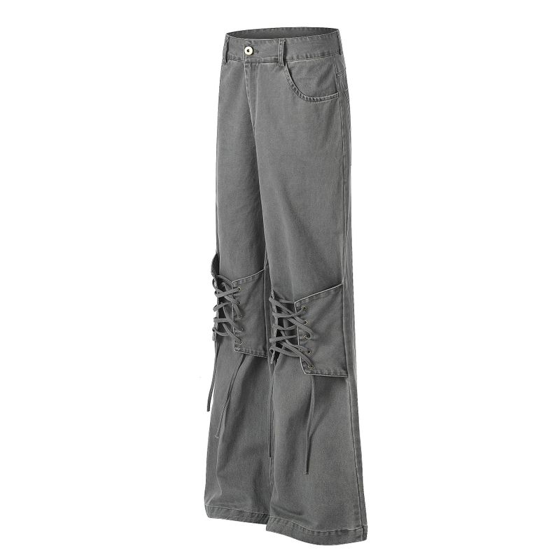 Vena Lace-Up Wide Pants