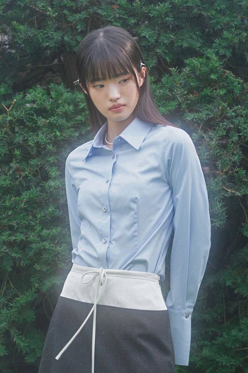 SLIM LINE CUFFS SHIRTS (SORA)