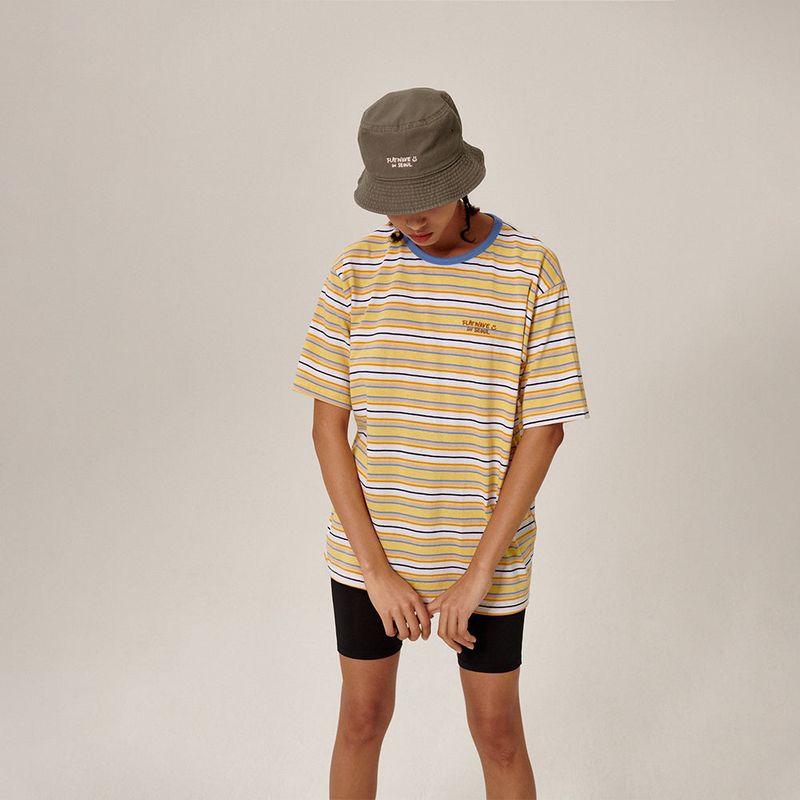Dazzy Stripe T-Shirt Yellow