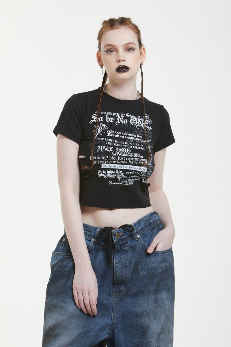 スナップTシャツ