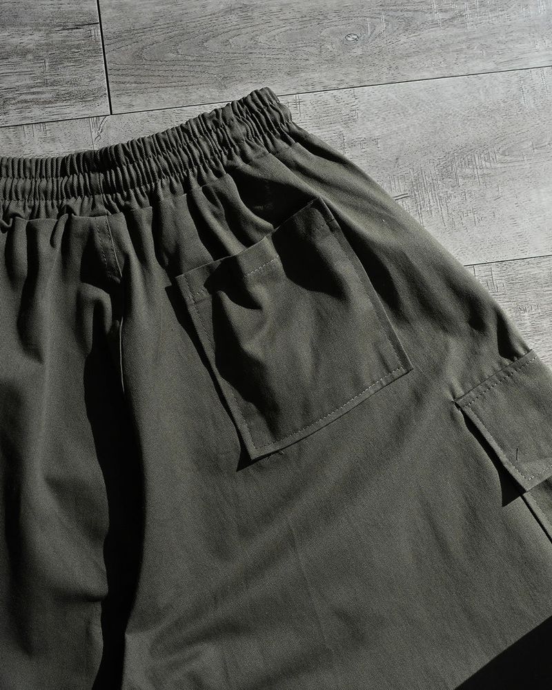 SIO WIDE CARGO PANTS KHK