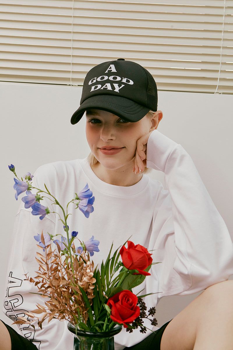 A GOOD DAY（ア グッドデイ）の「クラックメッシュキャップ（帽子）」