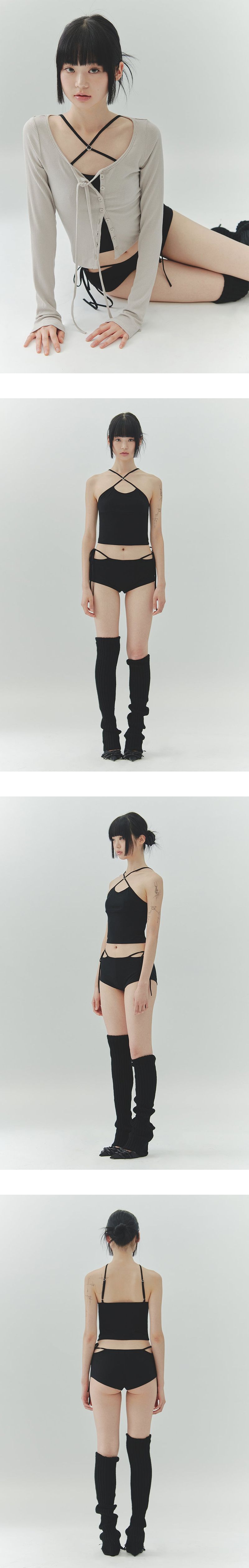 LOWER STRING INNER SET black