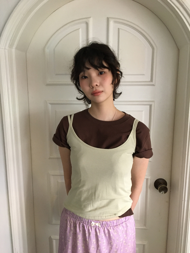 Merry Flower Frill Skirt (2color)
