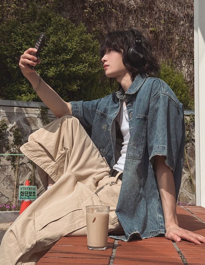 Reason Bermuda Pintuck Cargo Pants