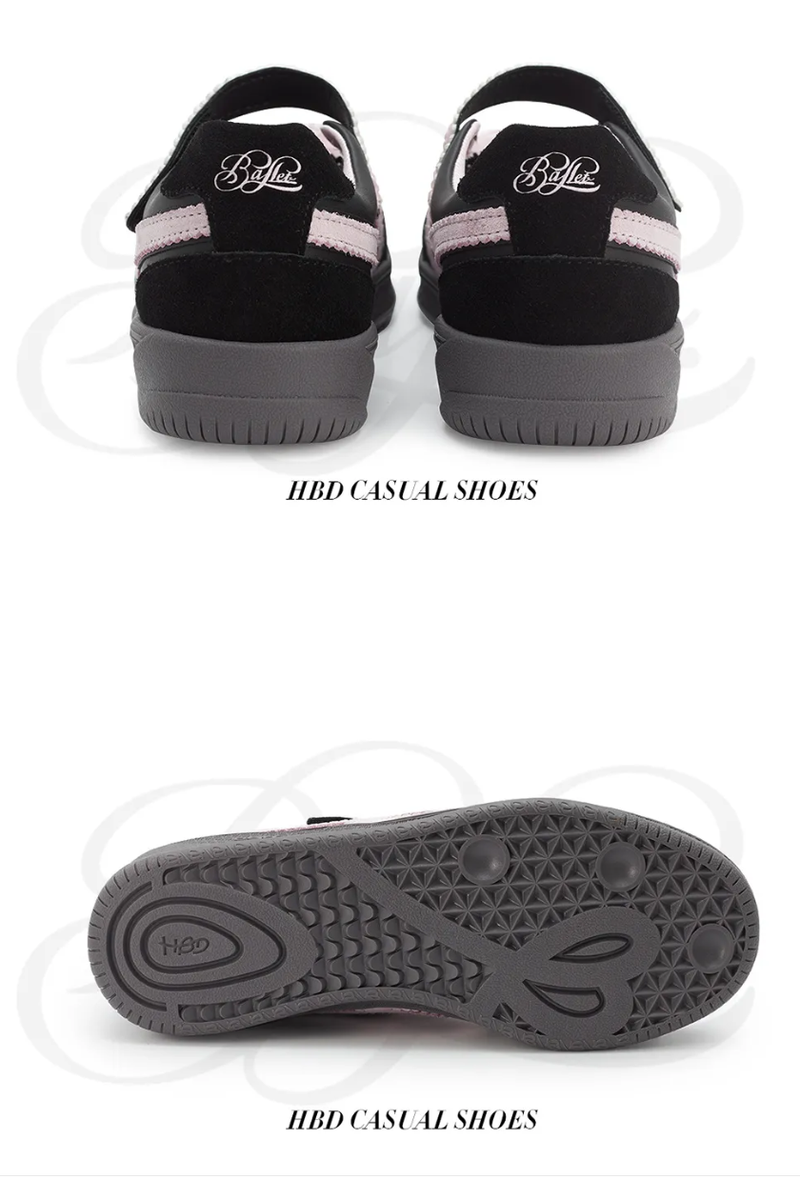 Happy Birds Day Mary Jane Ballet German Training Shoes