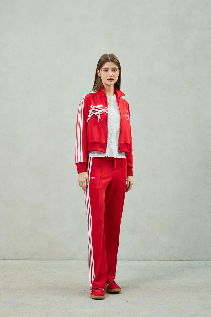 JOEL JERSEY TRACK PANTS / RED