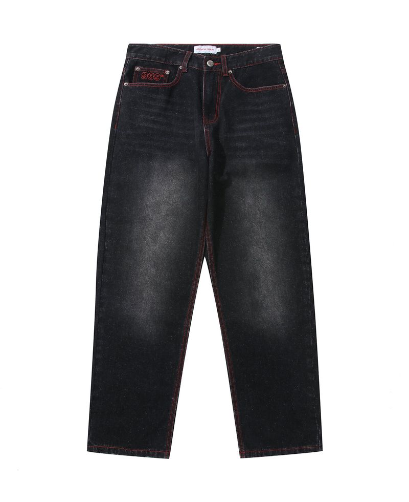 ARCHIVE BOLD（アーカイブボールド）の「RED STITCH DENIM PANTS (BLACK)（Pants）」